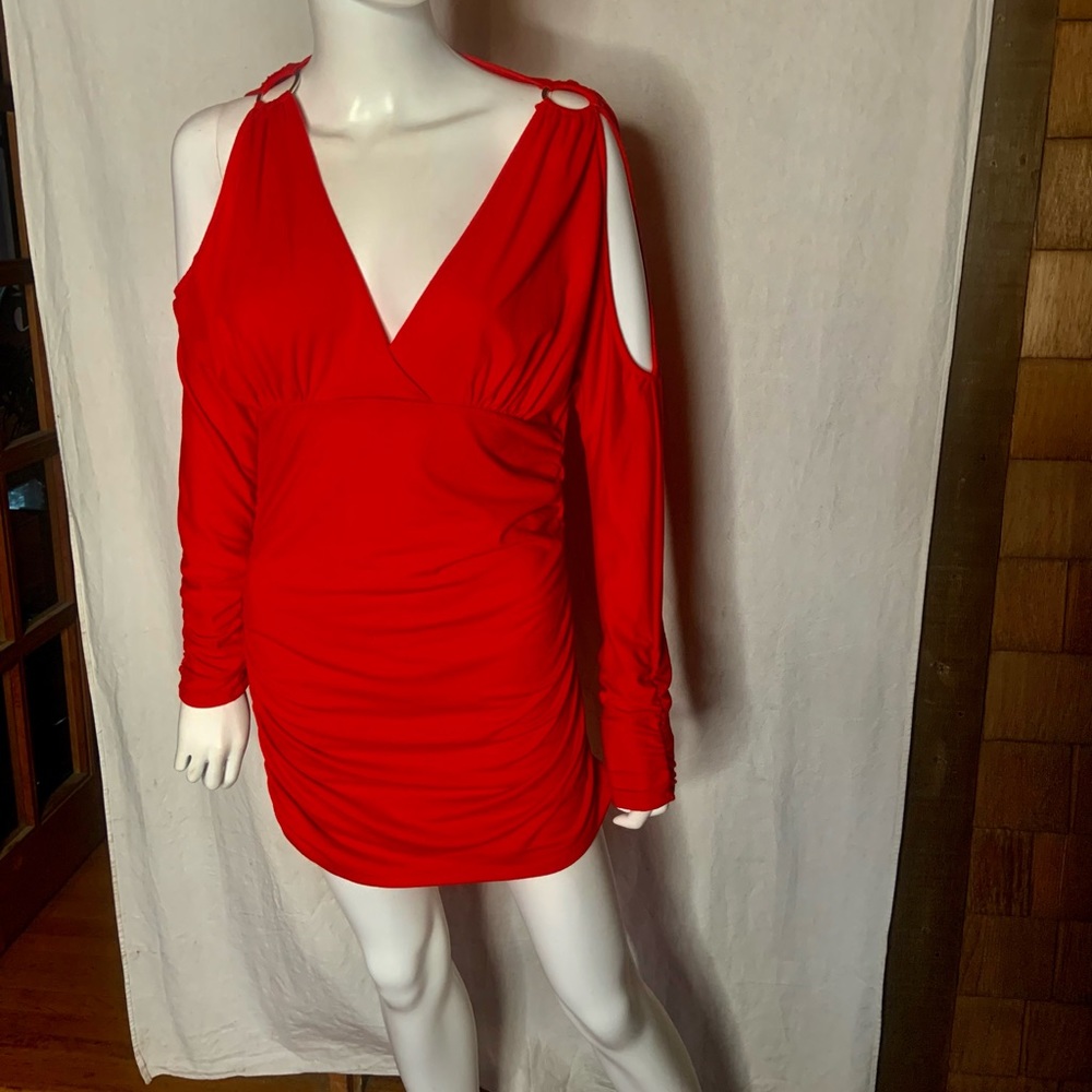 SEXY FREDRICK’S OF HOLLYWOOD RED MINI DRESS